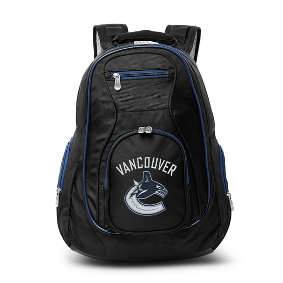NHL Vancouver Canucks Premium Laptop Backpack with Colored Trim