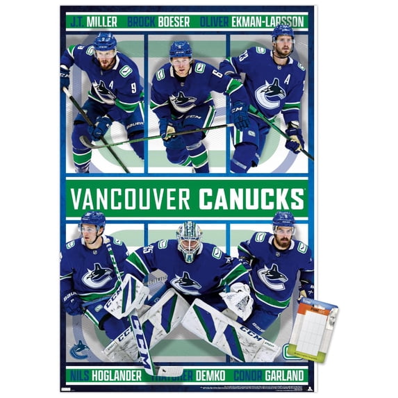 NHL Vancouver Canucks - Team 21 Wall Poster, 22.375" x 34"
