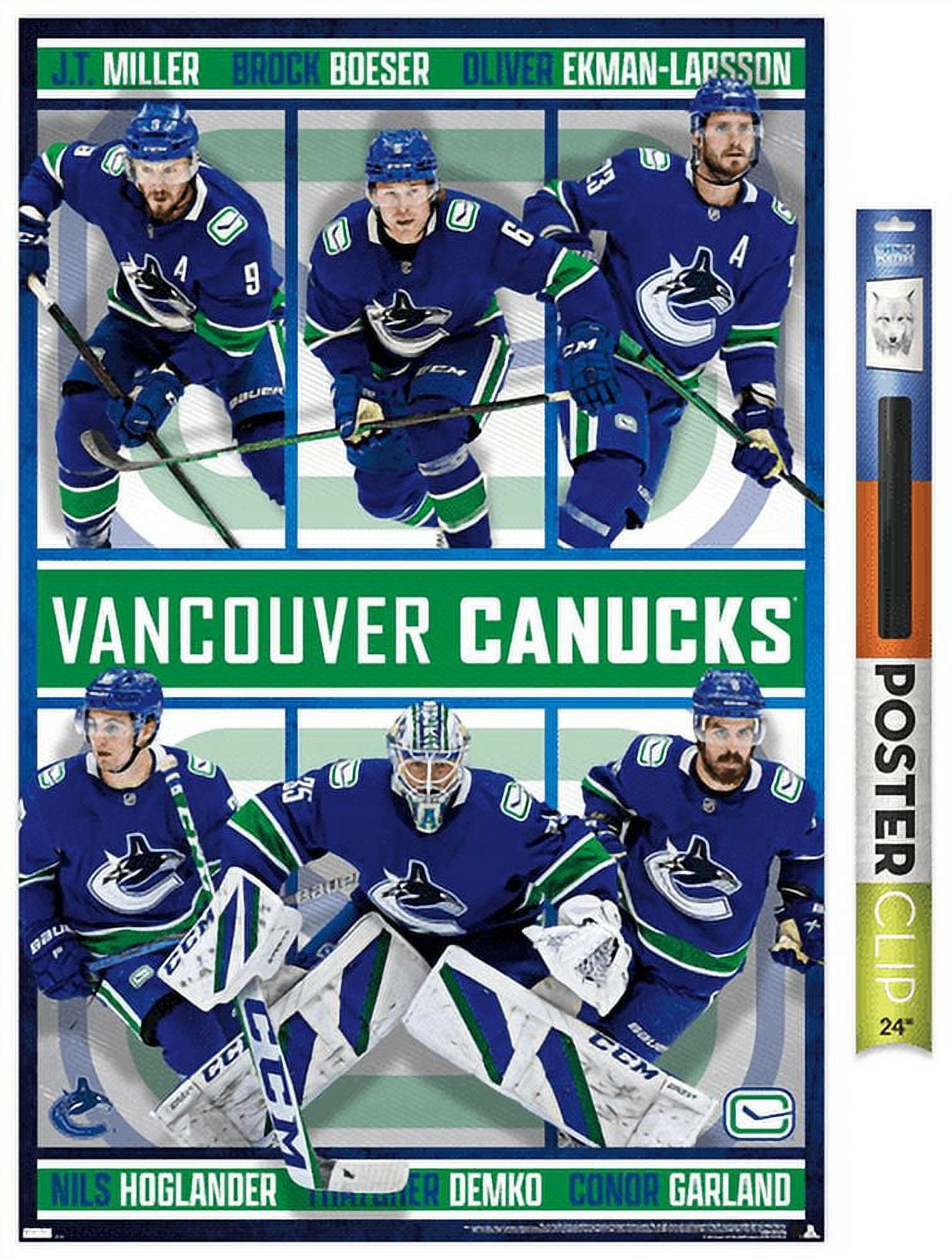 NHL Vancouver Canucks - Team 21 Wall Poster, 22.375" x 34"