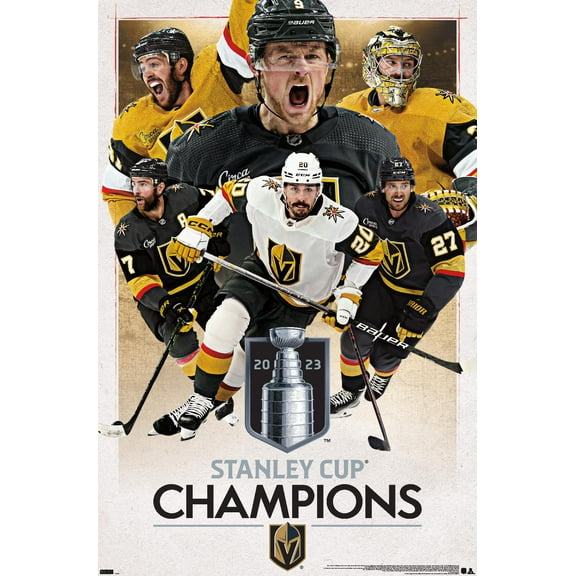 NHL Vegas Golden Knights - 2023 Stanley Cup Champions Wall Poster, 22.375" x 34"