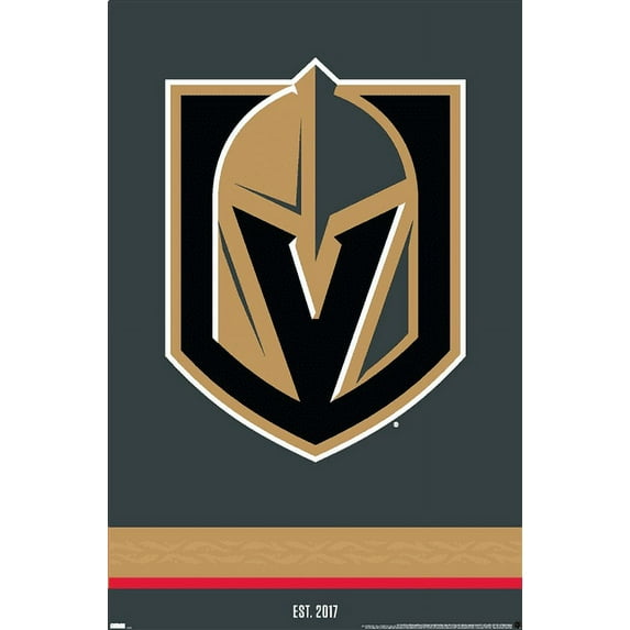 NHL Vegas Golden Knights - Logo 21 Wall Poster, 14.725" x 22.375"