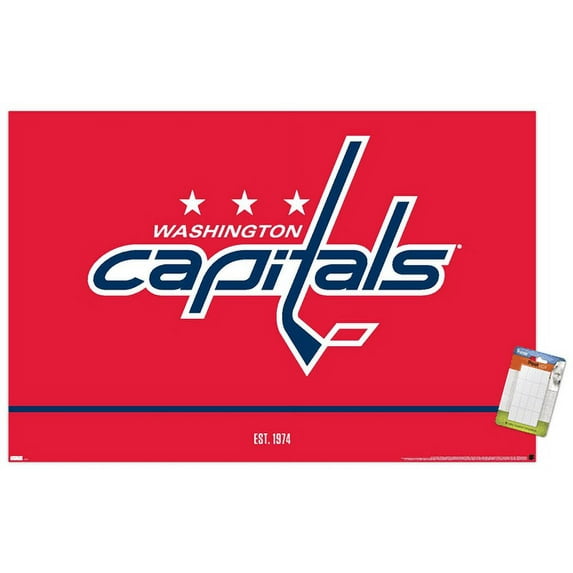 NHL Washington Capitals - Logo 21 Wall Poster, 22.375" x 34"