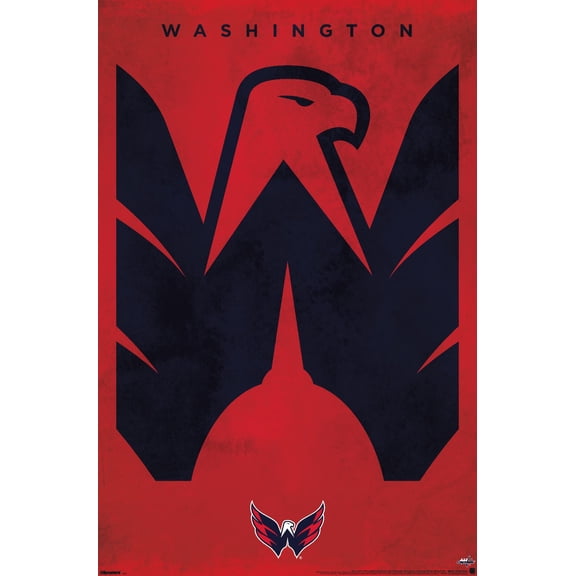 NHL Washington Capitals - Logo 25 Wall Poster, 14.725" x 22.375"