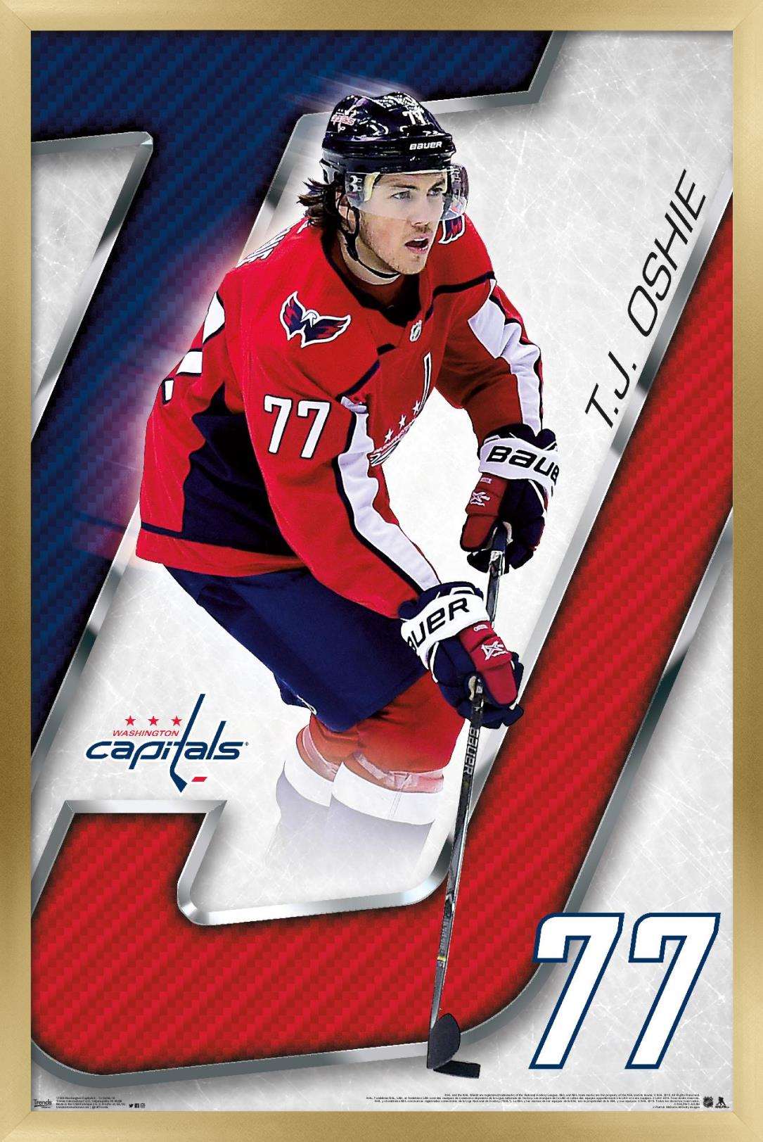 NHL Washington Capitals - T. J. Oshie 18 Wall Poster, 22.375