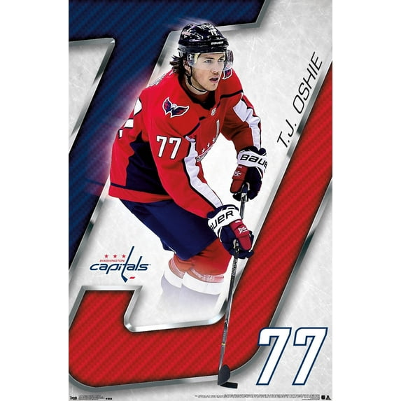 NHL Washington Capitals - T. J. Oshie 18 Wall Poster, 22.375" x 34"