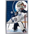 thumbnail image 1 of NHL Winnipeg Jets - Connor Hellebuyck 20 Wall Poster, 22.375" x 34", Framed, 1 of 5