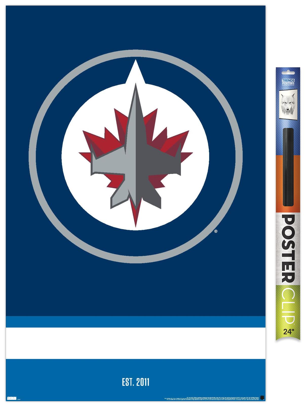 NHL Winnipeg Jets - Logo 21 Wall Poster, 22.375" x 34"