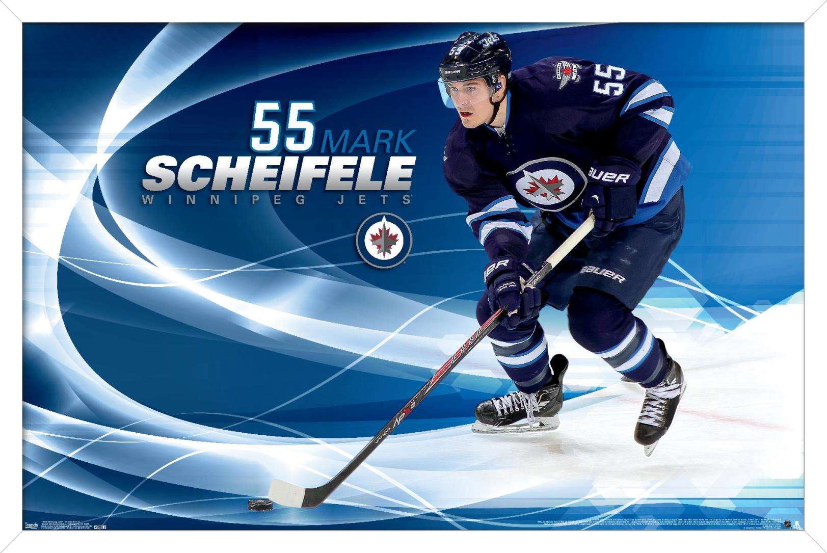 NHL Winnipeg Jets - Mark Scheifele 14 Wall Poster, 14.725" x 22.375", Framed