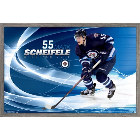 NHL Winnipeg Jets - Mark Scheifele 14 Wall Poster, 22.375" x 34", Framed