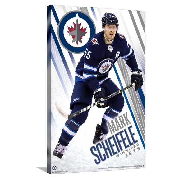 NHL Winnipeg Jets - Mark Scheifele 18 Canvas Wall Poster, 22.375" x 34"