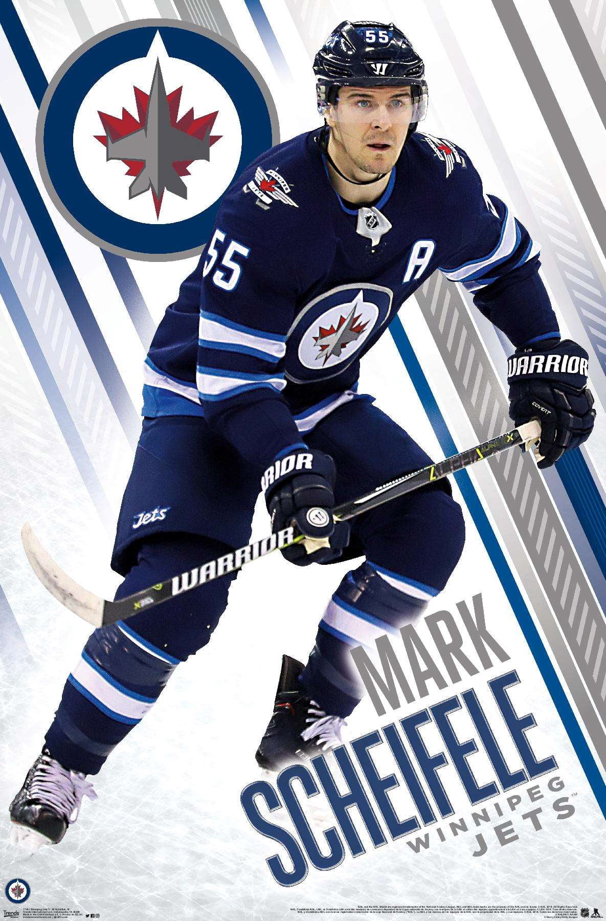 NHL Winnipeg Jets - Mark Scheifele 18 Wall Poster, 14.725" x 22.375"