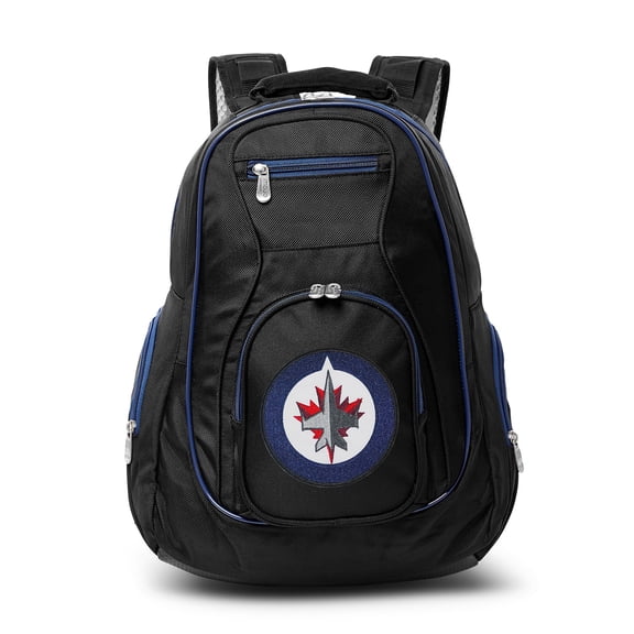 NHL Winnipeg Jets Premium Laptop Backpack with Colored Trim