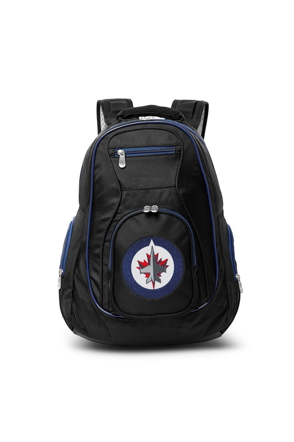 NHL Winnipeg Jets Premium Laptop Backpack with Colored Trim