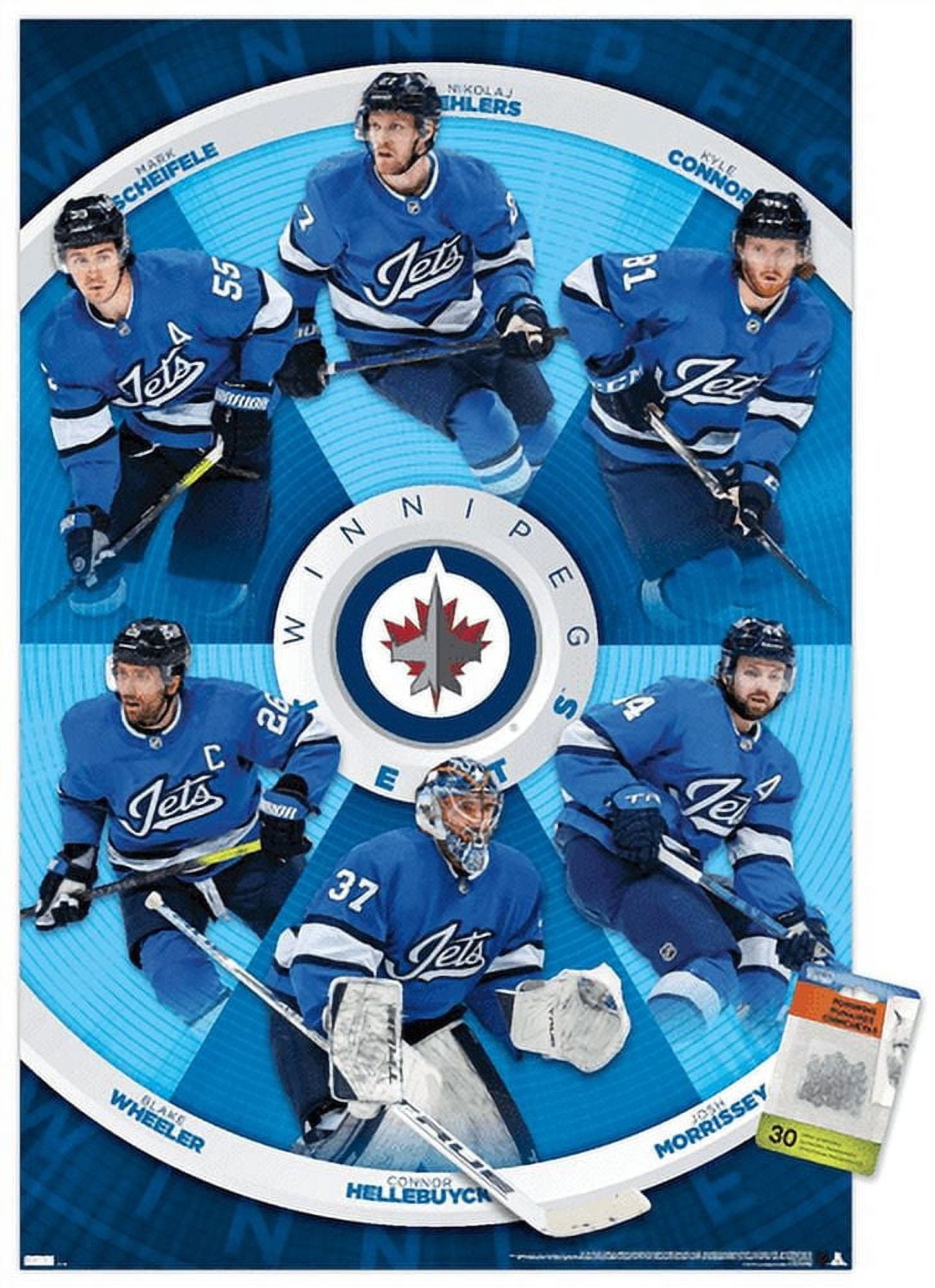 NHL Winnipeg Jets - Team 21 Wall Poster with Push Pins, 22.375" x 34"