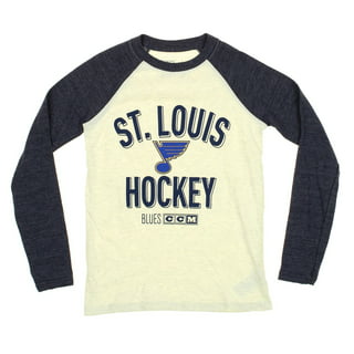 Vintage St Louis Blues Hockey NHL Black Graphic T-Shirt Adult Size