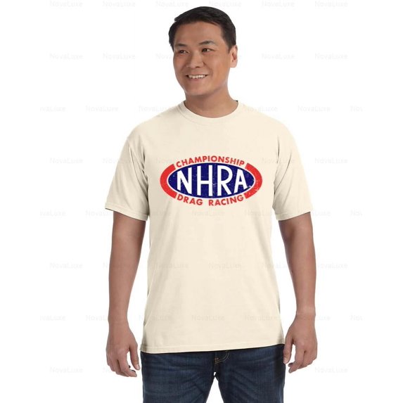 NHRA Drag Racing Comfort Color T-Shirt National Hot Rod Fan Graphic Tee, Unisex, up to size 4XL