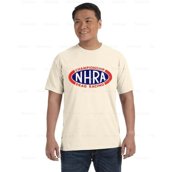 NHRA Drag Racing Comfort Color T-Shirt National Hot Rod Fan Graphic Tee, Unisex, up to size 4XL