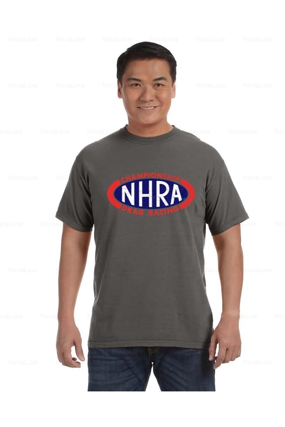 NHRA Drag Racing Comfort Color T-Shirt National Hot Rod Fan Graphic Tee, Unisex, up to size 4XL