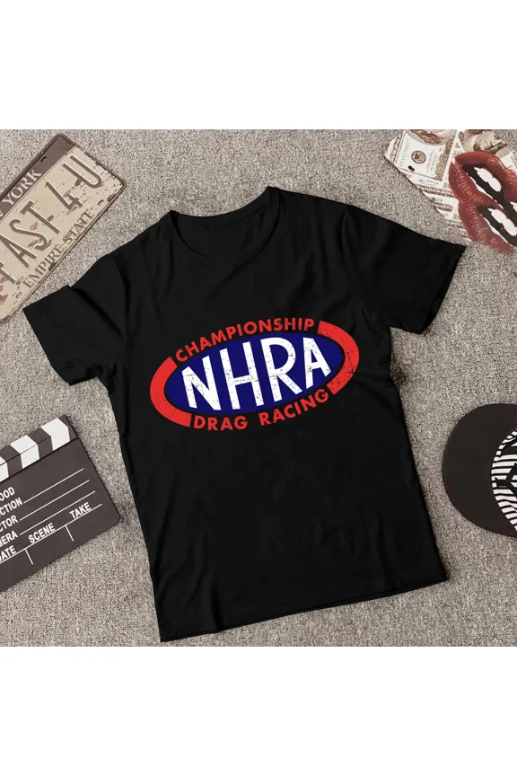 NHRA Drag Racing T-Shirt National Hot Rod Association Tee., Plus Size S–5XL Available