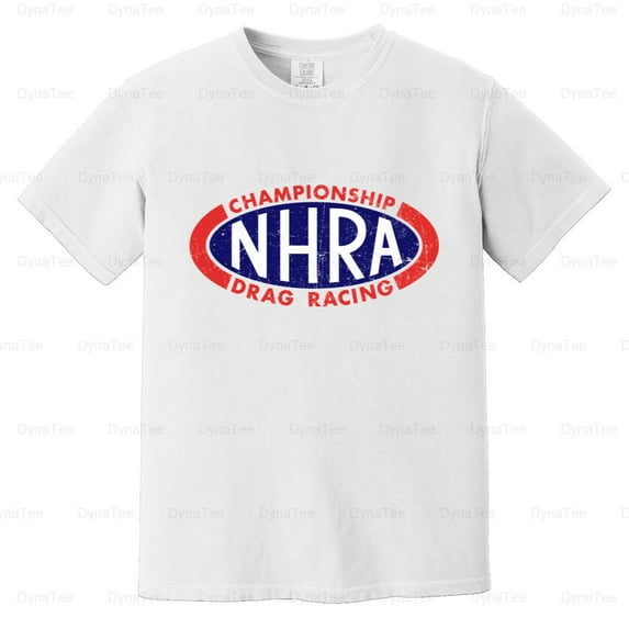 NHRA National Hot Rod Association Worldwide Drag Racing Top Fuel Comfort Color T-Shirt Unisex, up to 4XL