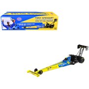 NHRA TFD Top Fuel Dragster #14TF Tony Stewart "Rayce Rudeen Foundation" Blue & Yellow 2025 1/24 Diecast Model by Auto World