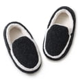 thumbnail image 1 of NHU Boys Slippers Cozy Memory Foam House Shoes Indoor Outdoor Slip on Bedroom Slippers Black Big Kid 4-5, 1 of 5