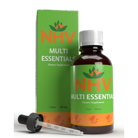 NHV Multi Essentials - Multivitamin Support for Nutrition, Digestion, and Energy in Cats, Dogs, Pets