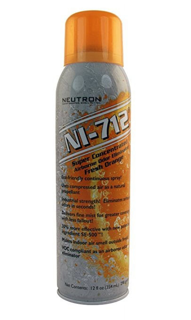 NI712 Odor Eliminator, Orange Continuous Spray, 1 Can