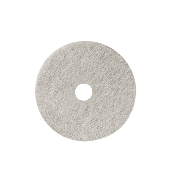 NIAGARA BURNISHING FLOOR PADS, 3300N , 20", WHITE, PACK OF 5