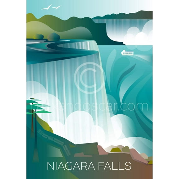 NIAGARA FALLS PRINT