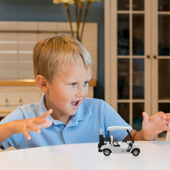 NIAIZEK 1:20 Scale Miniature Golf Cart Die-Cast Model Toy Alloy Toy Car(4.53X3.15X2.2in)