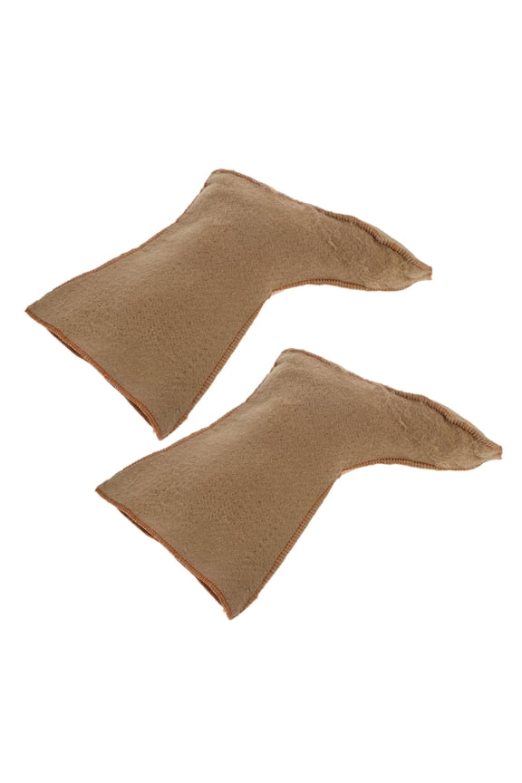 Khaki Thick Mens Socks Thermal Lined for Shoes Cold Weather Protection