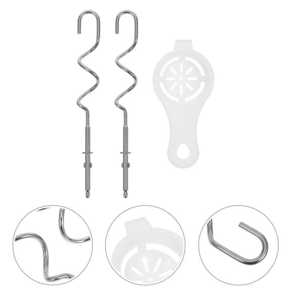NIAIZEK Stainless Steel Hand Mixer Attachments Universal Fit Kitchen Mixer Accessories 1 Set