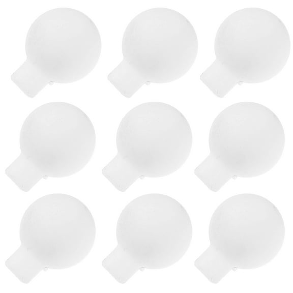 NIAIZEK Hanging ng Lights Bulb ABS White for Festive Decor 100Pcs