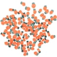 thumbnail image 1 of NIAIZEK bracelet loose beads Carrot Clay Beads Polymer Clay Orange DIY Easter 100pcs, 1 of 7