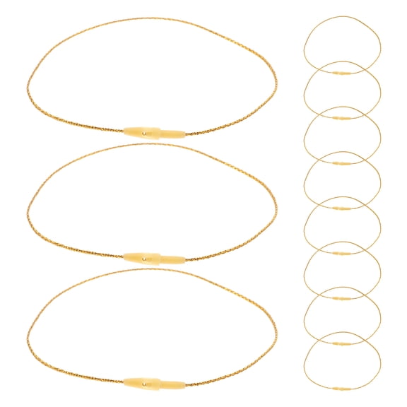 NIAIZEK 100-Pack Precut Locking Ornament Hanging Ropes with Fasteners for Christmas Tree Decoration and Holiday Crafts