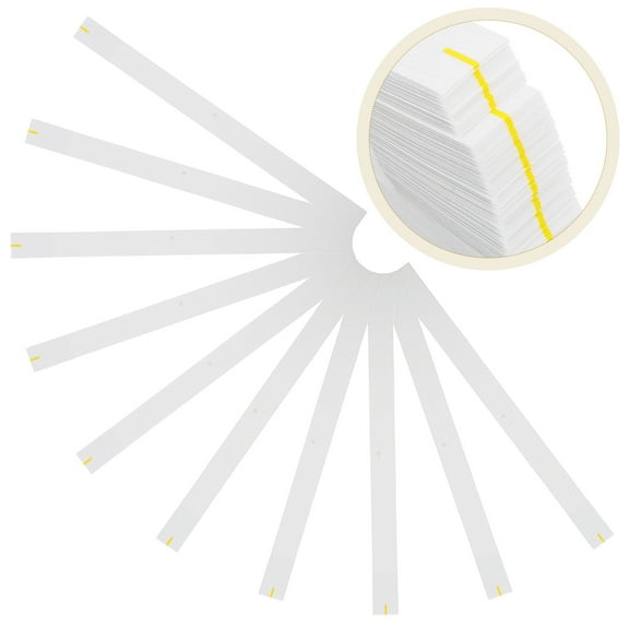 NIAIZEK White Self-Adhesive Synth Paper Napkin Bands for Secure Dining 100Pcs