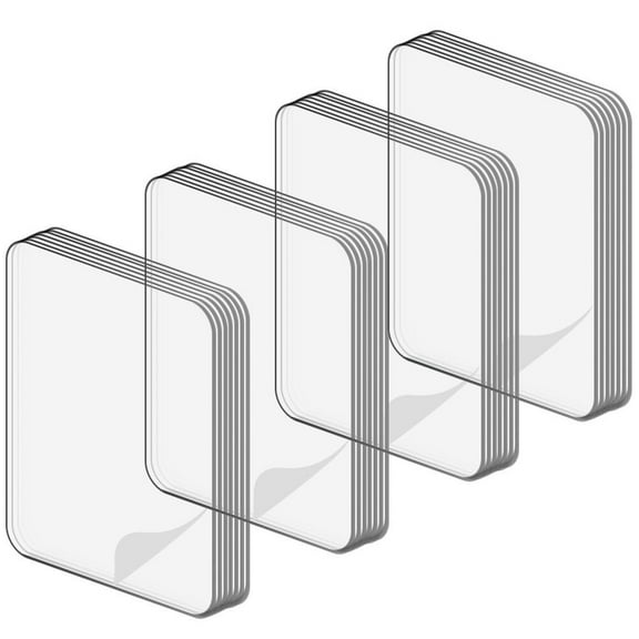 NIAIZEK 100Pcs Transparent Sticky Tape for Wall Hanging and Craft Fixing with Clear Design