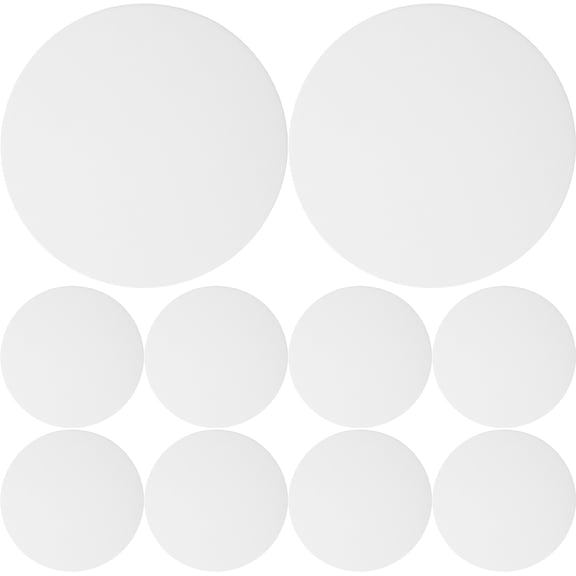 NIAIZEK 100Pcs Qualitative Filter Paper for Laboratory Use White Absorbing Cotton Fibre