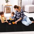 thumbnail image 1 of Baluue Peel and Stick Carpet Tiles 100Pcs Black Polyester for High Traffic Areas, 1 of 7