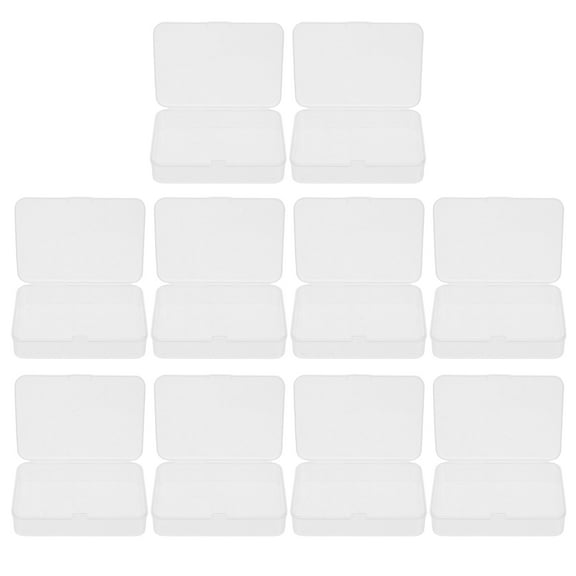 NIAIZEK Durable Clear Plastic Storage Containers for Game Cards, Small Items, and Accessories, Stackable and Portable