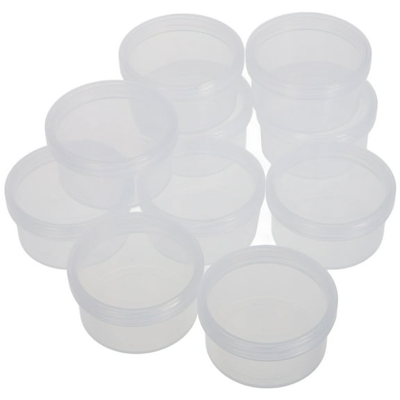 NIAIZEK Clear Plastic Makeup Storage Containers, and Elegant, Set of 10, Perfect for Cosmetics and Small Items