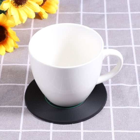 NIAIZEK 10Pcs Assorted Color Vinyl Record Coaster Cup Mats for Kitchen Use Protecting Surfaces from Hot Cold Drinks