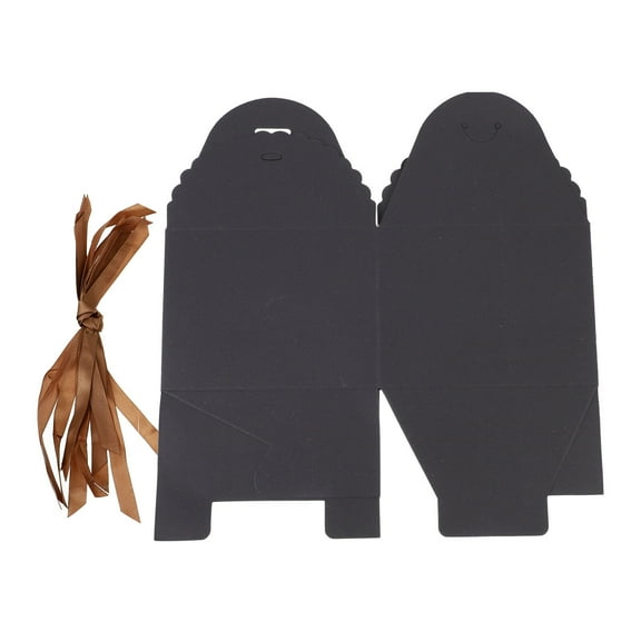 NIAIZEK 10Pcs Dessert Boxes Black Cake Box Packaging Storage Holder