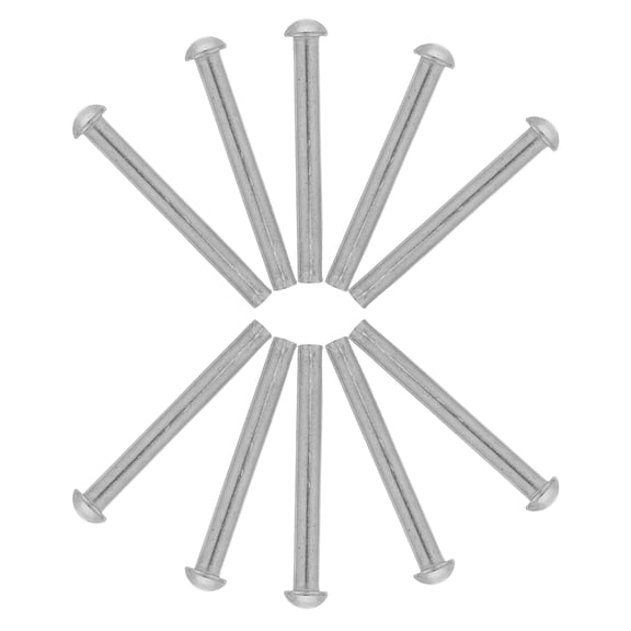 NIAIZEK 10 Pack Decorative Rivets, Plated Stainless Steel Fasteners, Sturdy Hardware for Mechanical Assembly, Repair