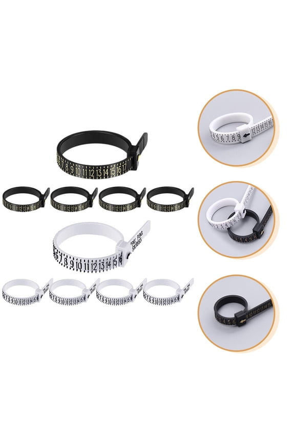 Jewelry Sizing Tool Pe Assorted Colors Practical and Reusable