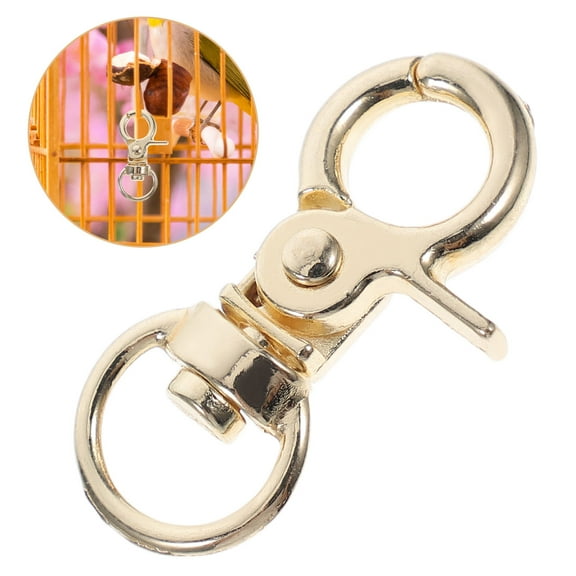 NIAIZEK Sturdy Golden Birdcage Locks Zinc Alloy Safety for Door 10Pcs