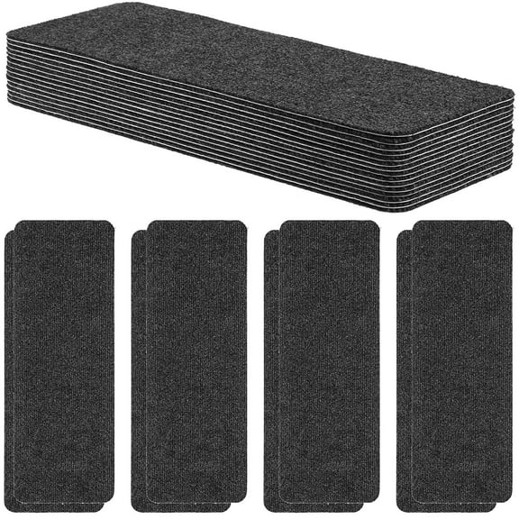 NIAIZEK 15-Piece PVC Stair Tread Covers, Non- , Wear-Resistant, for Home Stairs, for Kids and Pets