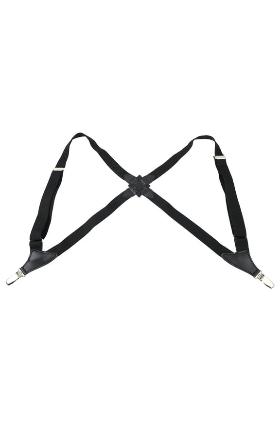 Adjustable Elastic Trouser Strap 1-Pack in Black, Secure and Comfortable Fit for Men and Women Pants