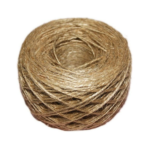 NIAIZEK Brown Sisal Jute Twine 1Mm Thick for Industrial Packing and Crafting Use